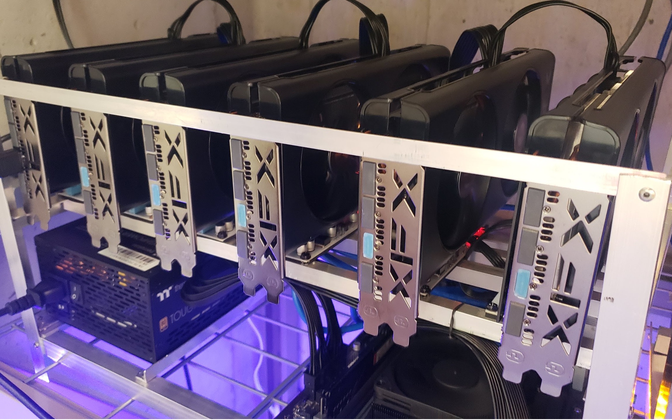 Science Day Ethereum mining rig